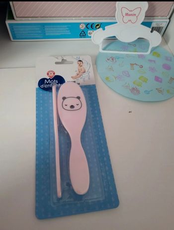 Set brosse rose