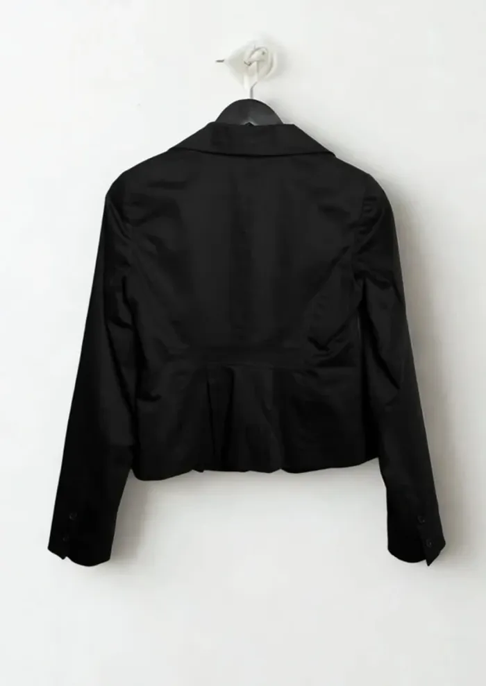 Veste Blazer noire cintrée Naf Naf Taille 36 - photo numéro 6