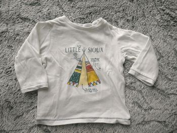 Tee-shirt manche longue taille 3 mois