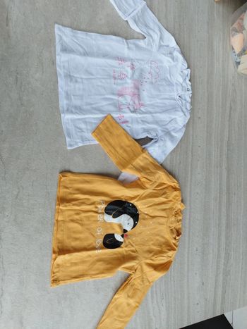 Lot de 2 sous pull manches longues