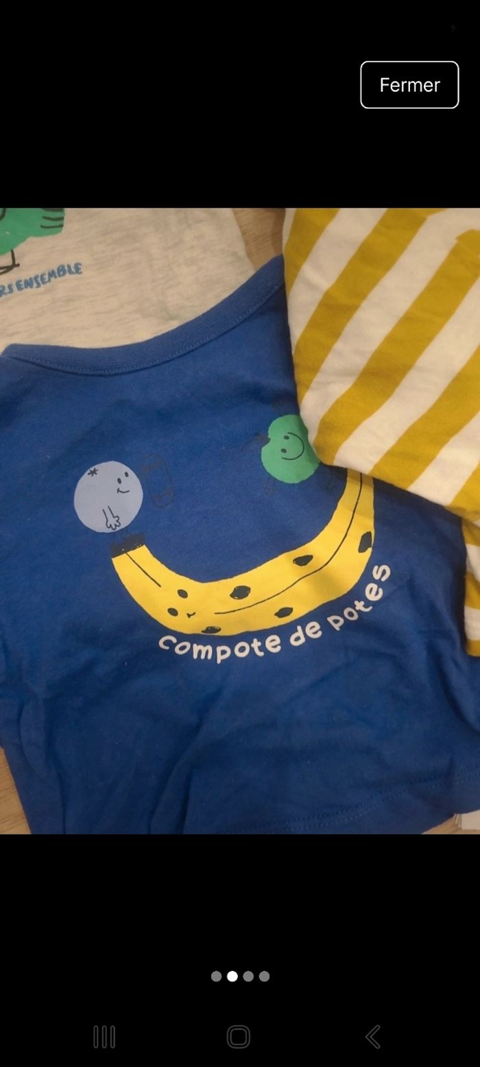 Lot 4 t-shirts ml - photo numéro 2