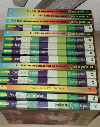 Lot 15 volumes chair de pouke