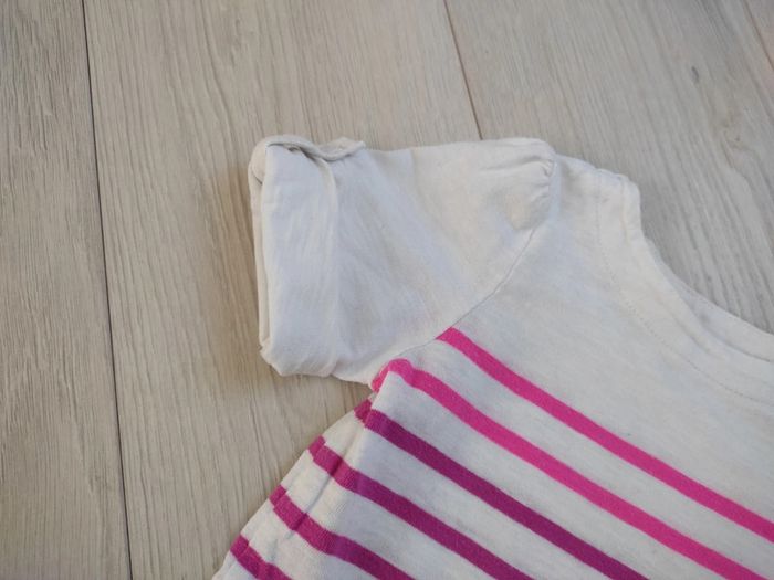 Robe blanche rayée Vertbaudet 2 ans - photo numéro 8