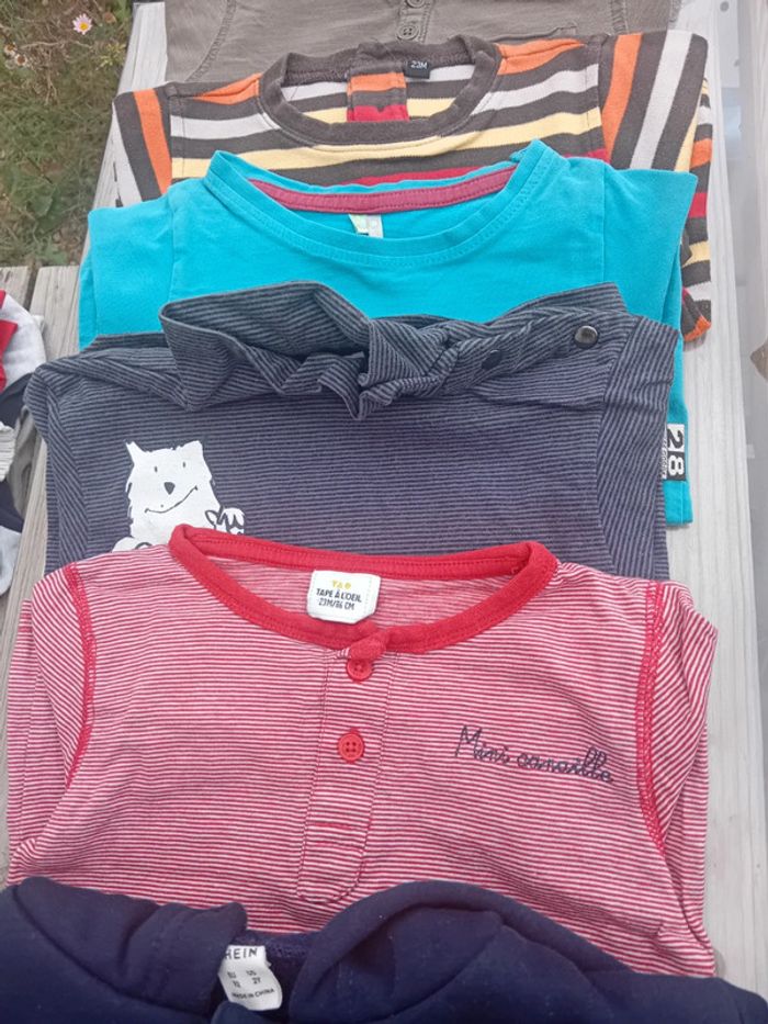 Gros lot de 48 vêtements garçon 23/24 mois 2 ans - photo numéro 7