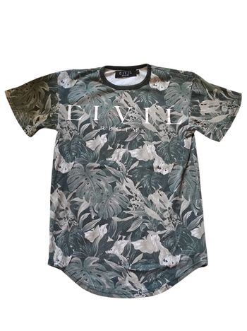 Tee shirt coton imprimé taille S