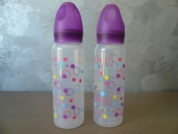 Lot de 2 biberons incassables de 240 ml