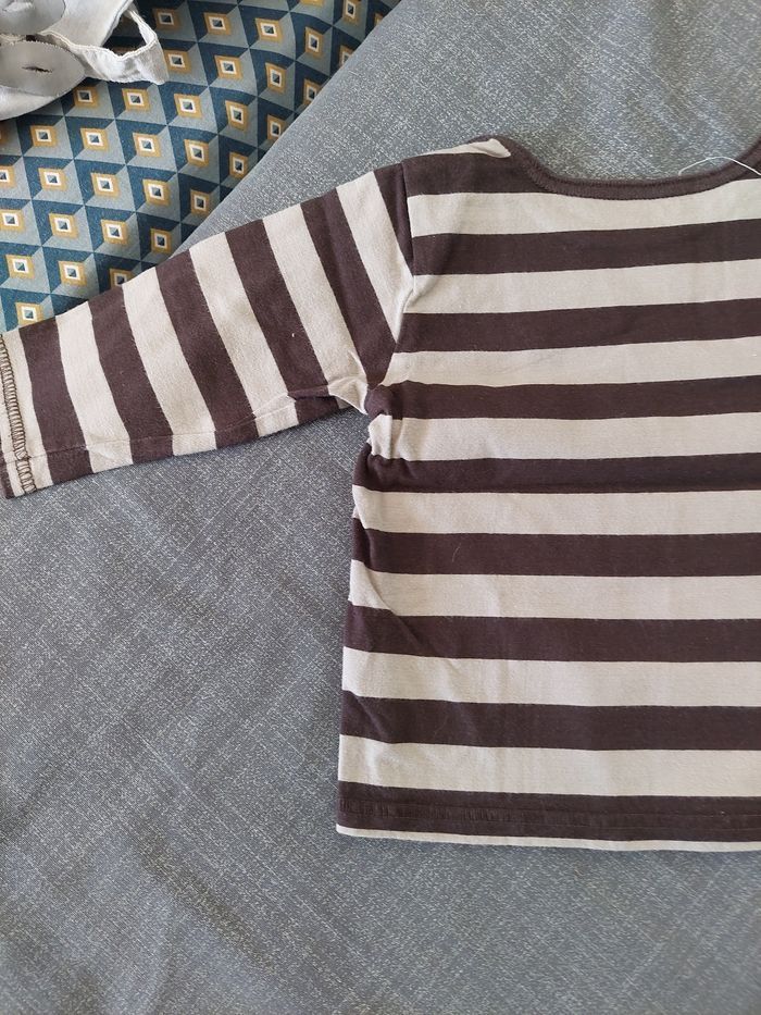 Ensemble salopette vertbaudet 9mois - photo numéro 3