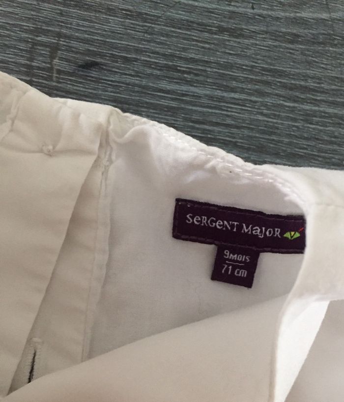 Robe et gilet 9 mois sergent major tbe - photo numéro 3