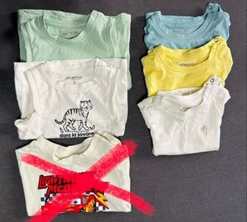 Lot t-shirt / débardeur 