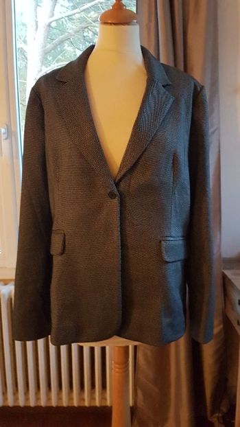 veste gris noir camaïeu 44