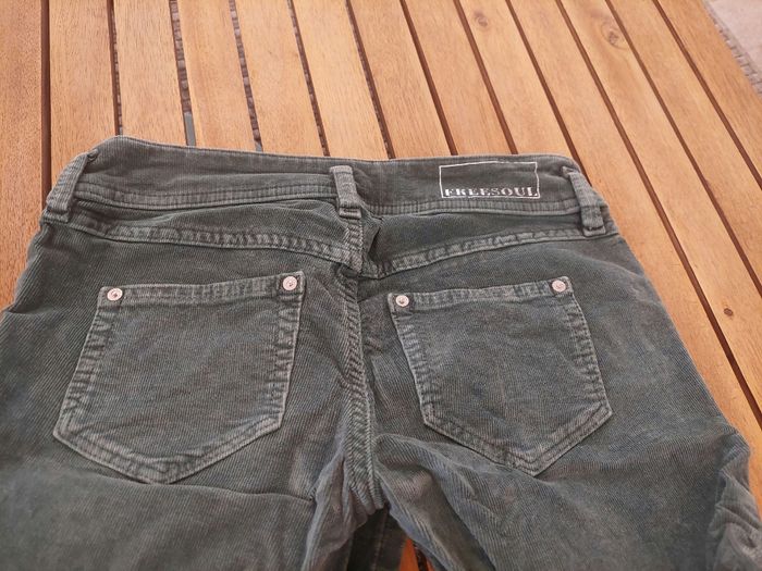 Pantalon effet velours freesoul 36 - photo numéro 3