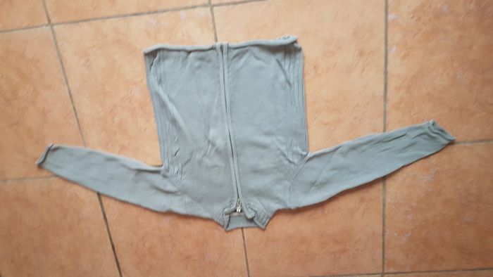 Gilet garçon 6 ans gris vert Okaïdi