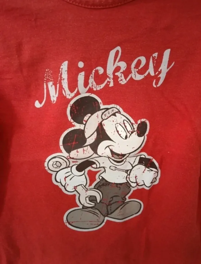 Lot t-shirt manche longue disney mickey - photo numéro 4