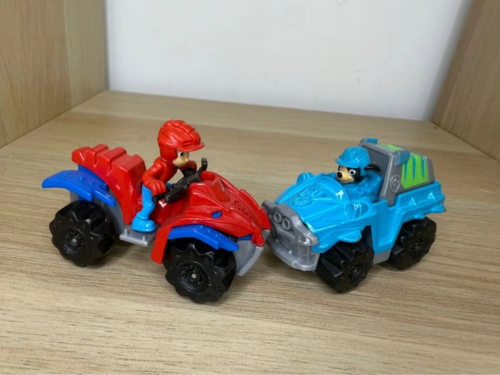 Rex et Ryder en métal pat patrouille