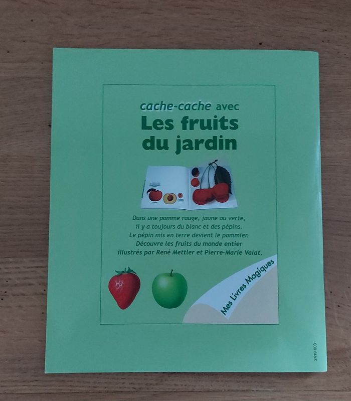 Cache cache avec Les fruits du jardin - photo numéro 5