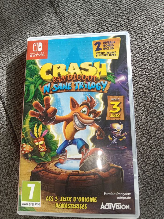 Jeu Switch crash bandicoot - photo numéro 2