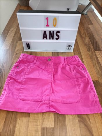 Jupe rose Okaïdi 10 ans