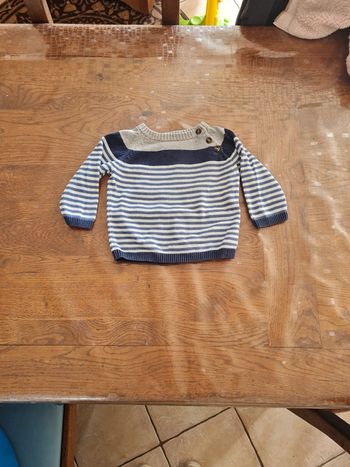 Pull marin H&M 9-12mois
