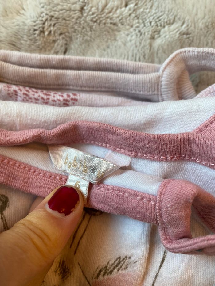 Lot 6 bodies été 6mois - photo numéro 6