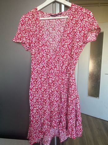 Robe portefeuille à fleurs facon liberty kiabi T38