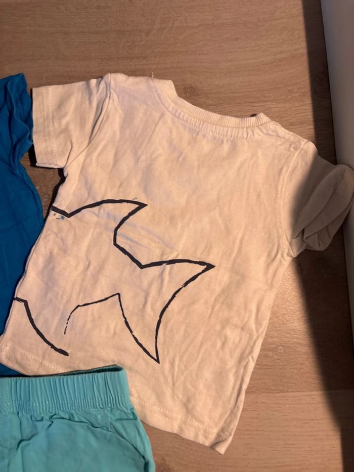 Ensemble short et 2 t-shirt assortis - photo numéro 7