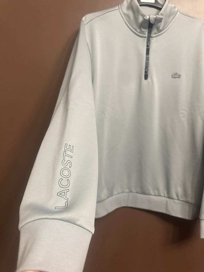 Sweat-shirt zippé Lacoste - photo numéro 3