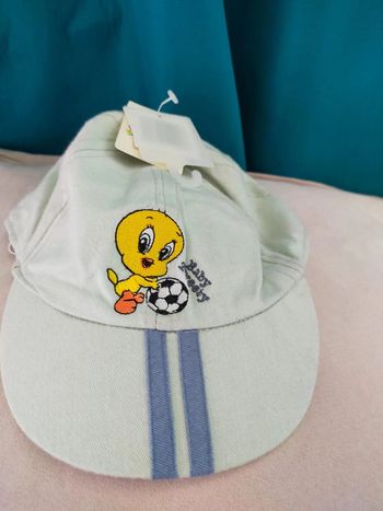 Casquette vintage enfant – Titi & ballon de foot (licence officielle)