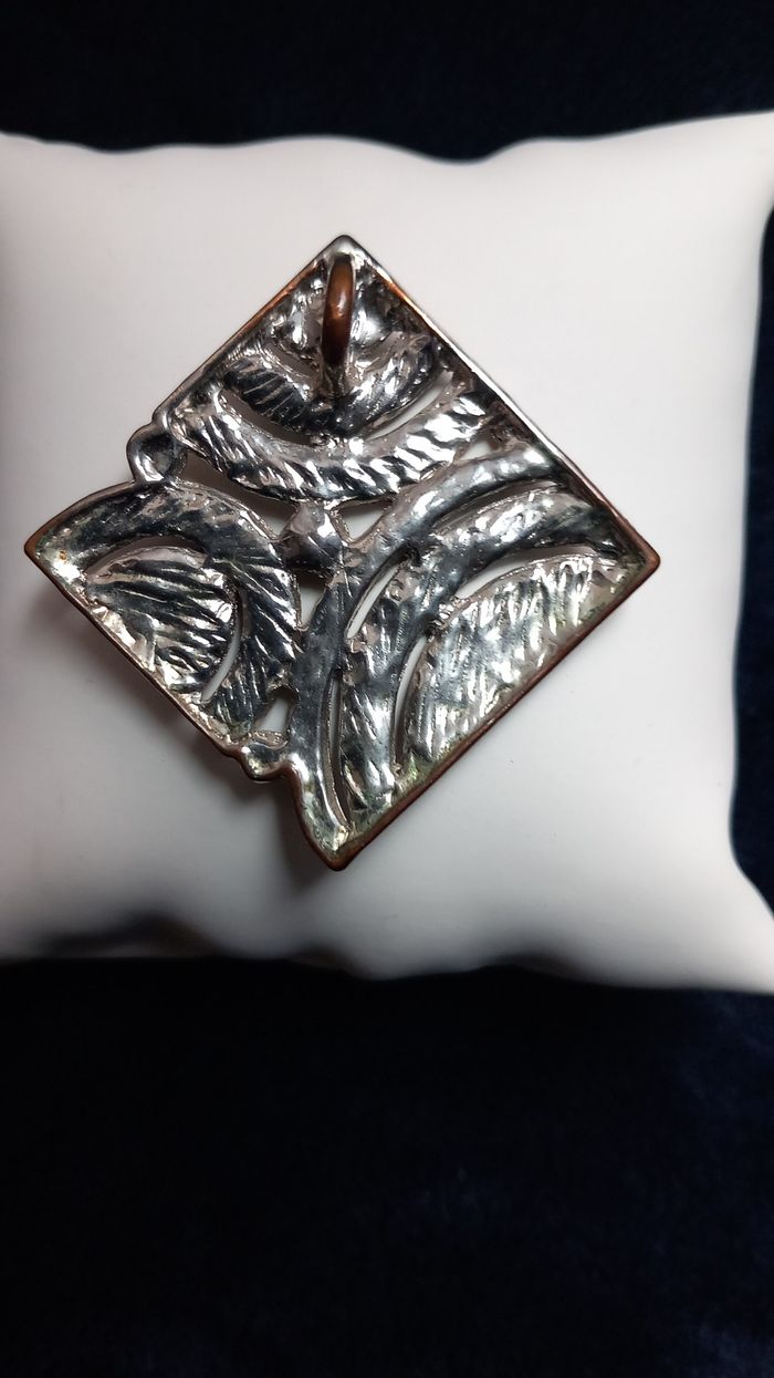 Pendentif Vintage Carré 4 cm - photo numéro 3