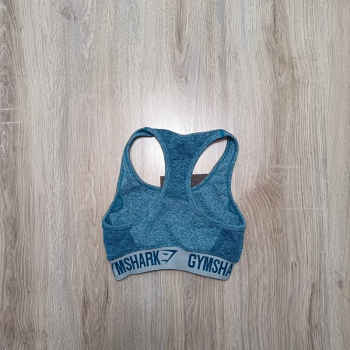 Brassière gymshark femme s bleu gris - photo numéro 4