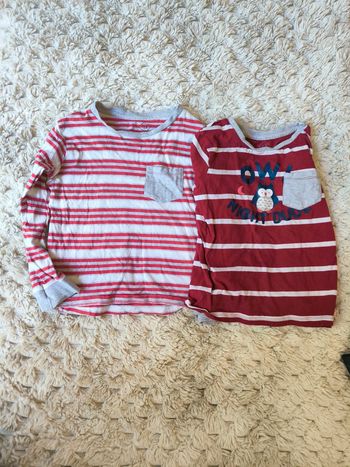 Lot de deux hauts de pyjama