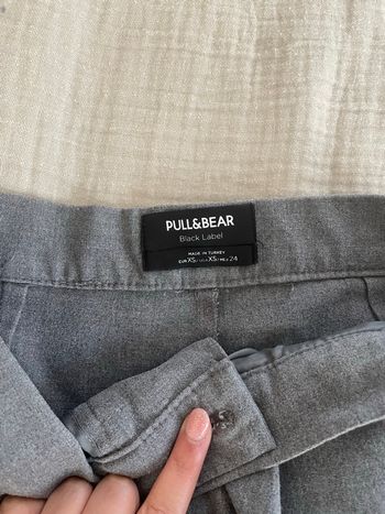 Pantalon gris classique pull & bear