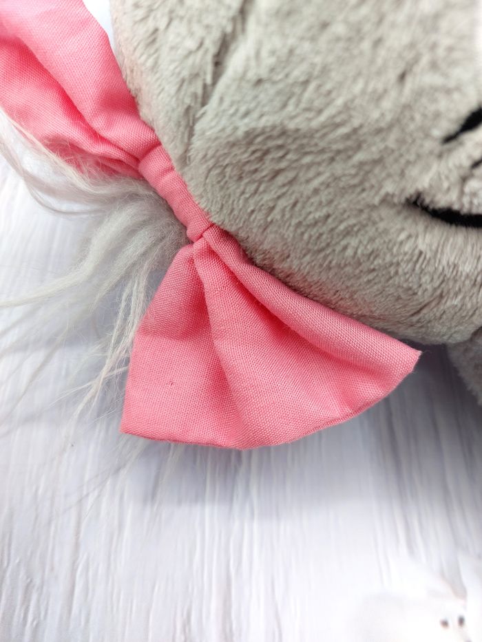 Peluche doudou souris Edda Europa Park grand modèle 38 cm Rudolf Schaffer collection robe rose pois - photo numéro 6