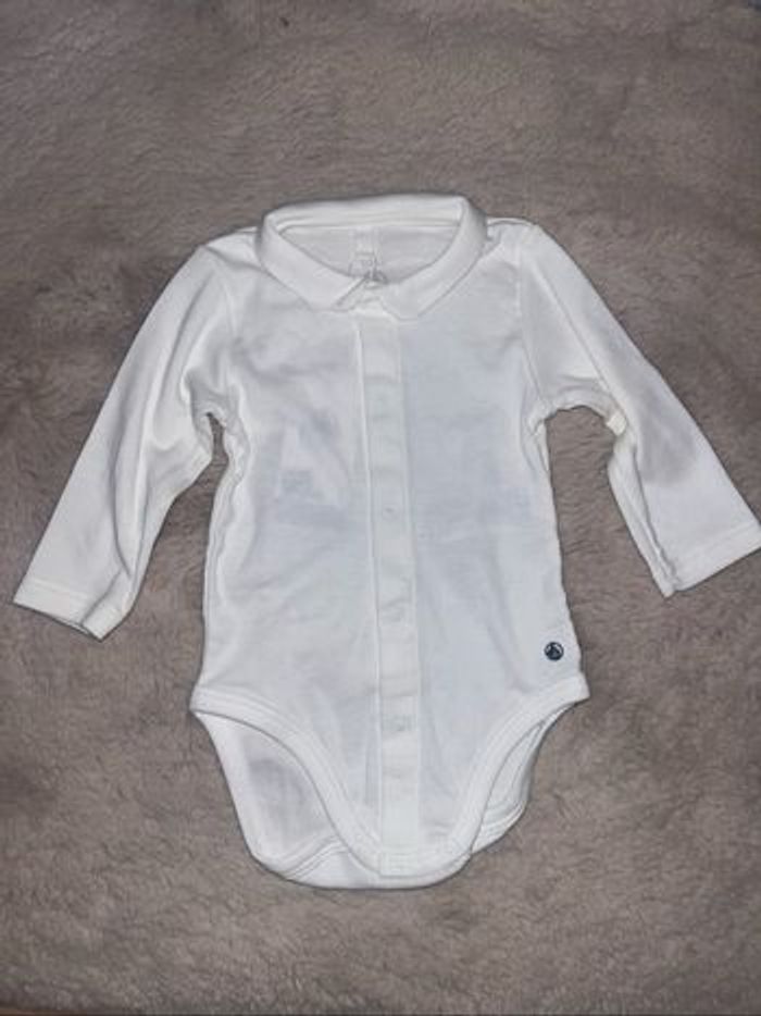 Ensemble neuf salopette + body petit bateau - photo numéro 2