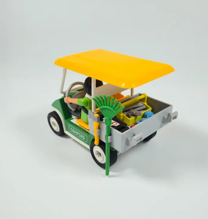 Playmobil Gardien du Camping et véhicule - photo numéro 7