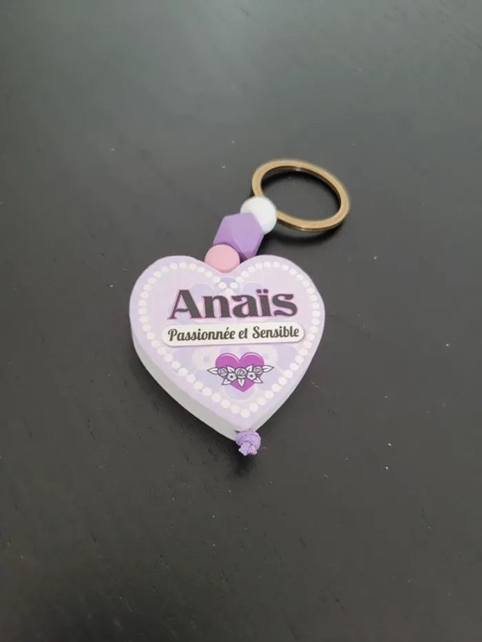 Porte clé anais neuf prénom - photo numéro 2