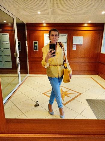 Blouse L/XL Made in France Vintage