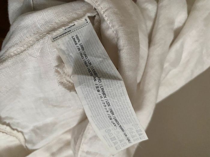 Robe écrue en lin - photo numéro 3
