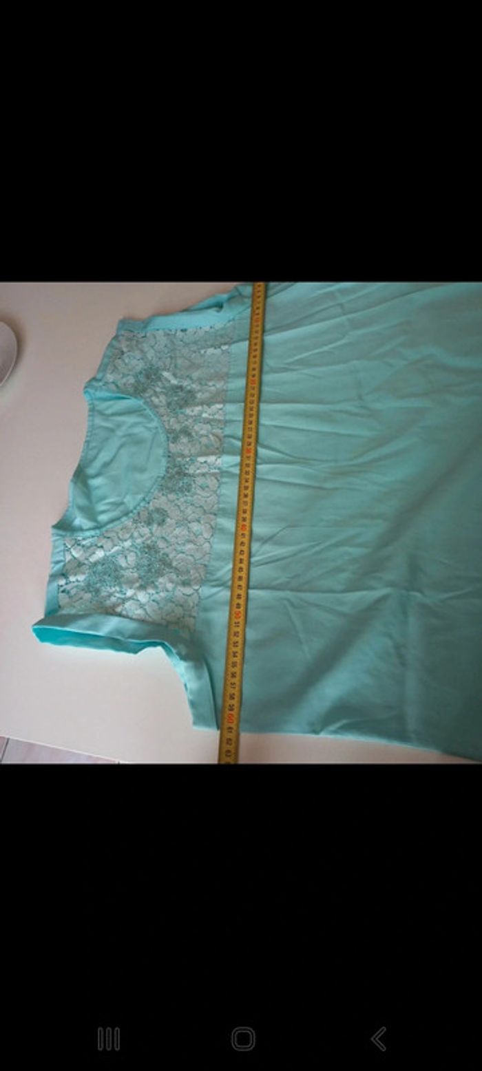 Tunique sans manche turquoise - photo numéro 4