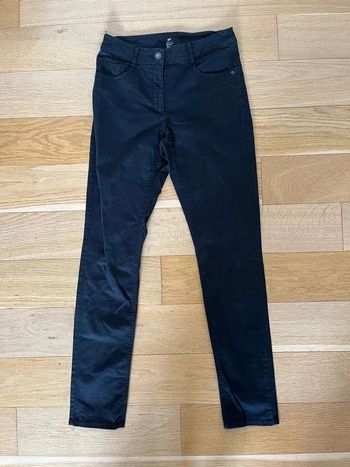 Pantalon jean slim skinny H&M taille 36 noir #EmmaLilleS36