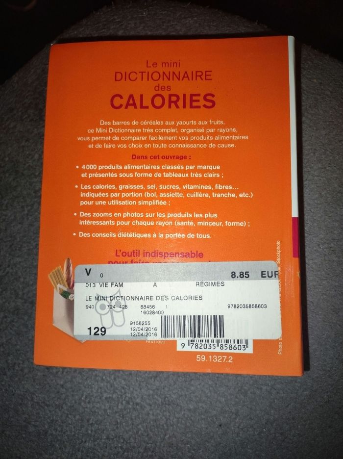 Livre dictionnaire des calories Larousse - photo numéro 2
