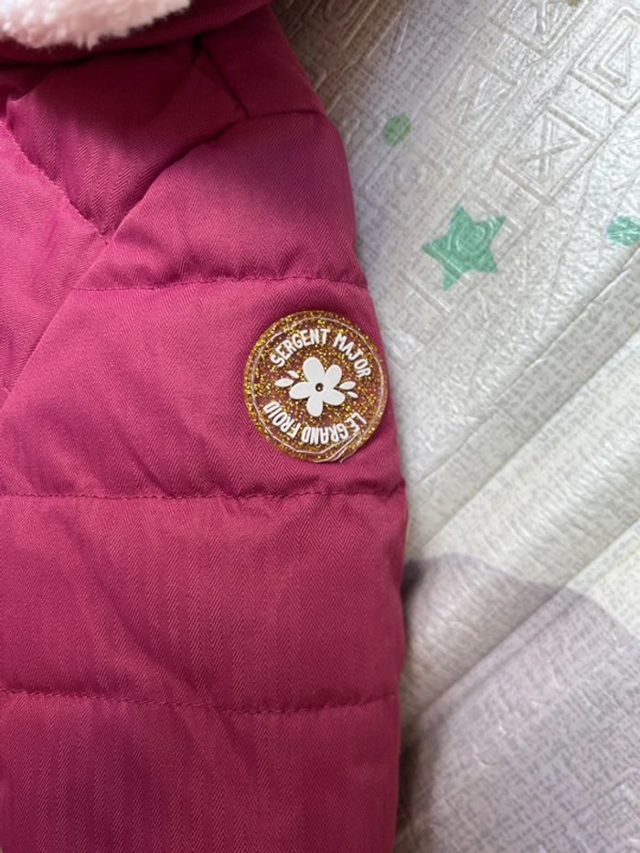 Manteau/ doudoune réversible avec capuche - photo numéro 3