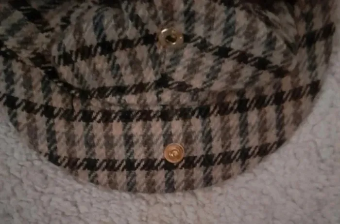 Beret 58 pied de poule visière - photo numéro 6