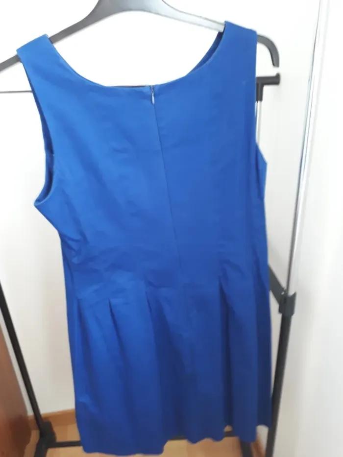 Robe patineuse taille 42 Camaïeu (bleu roi) - photo numéro 3