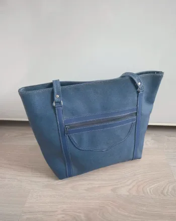 Sac cabas bleu