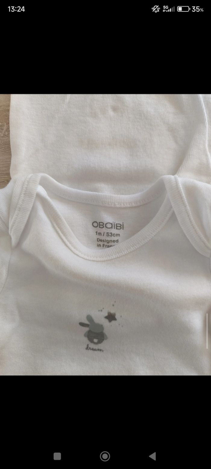 Bodies taille 1 mois - photo numéro 5
