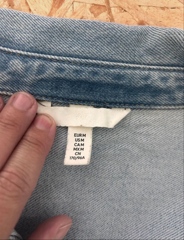 Chemise en jeans bleu H&M taille M - photo numéro 7