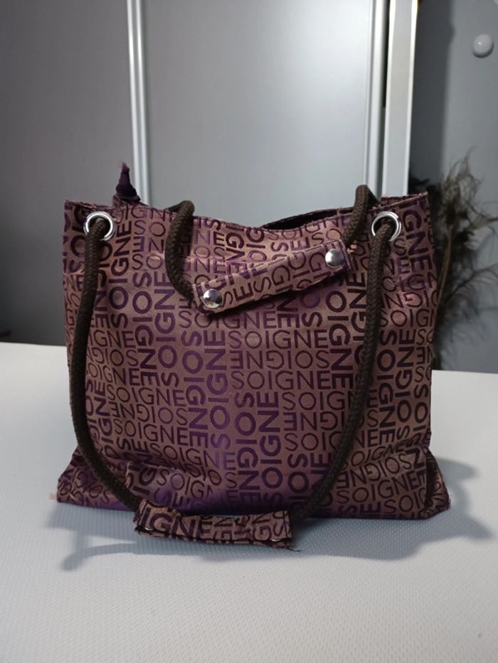 Sac bandoulière fourré tout