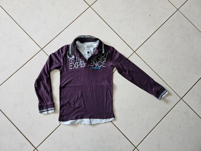 Polo ml garçon NKY 10 ans FEM1