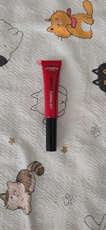 L'oreal lip paint infaillible rouge à lèvres lacquer 105 red finition