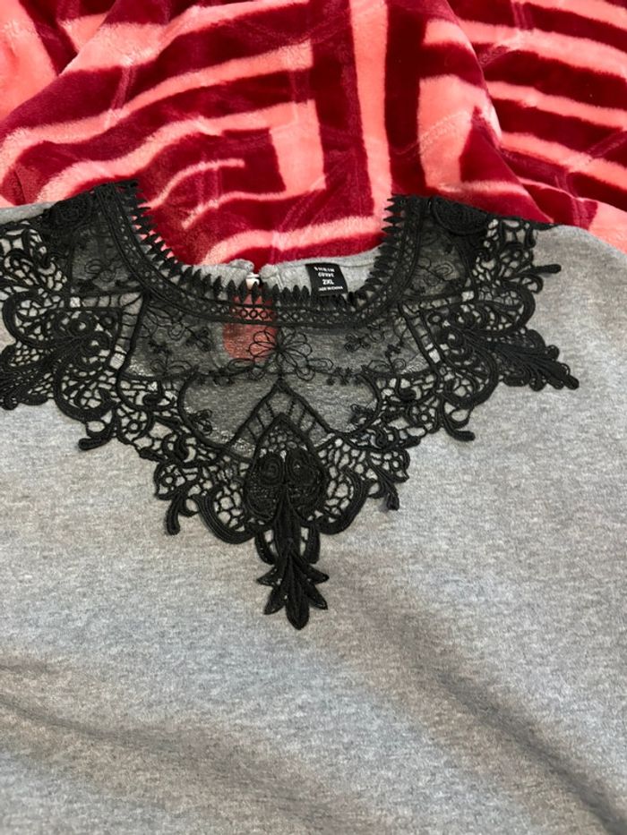 Pull gris femme - photo numéro 4